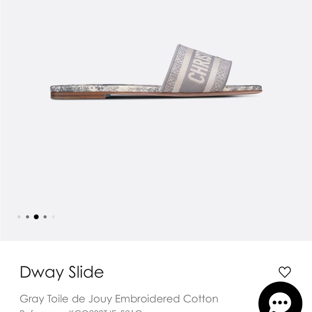 Christian Dior brand new in box with receipt Dewey slide size 7(37) - Picture 4 of 5